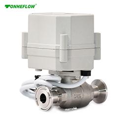 Switch type - stainless steel two way electric valve  Motorized ball valve