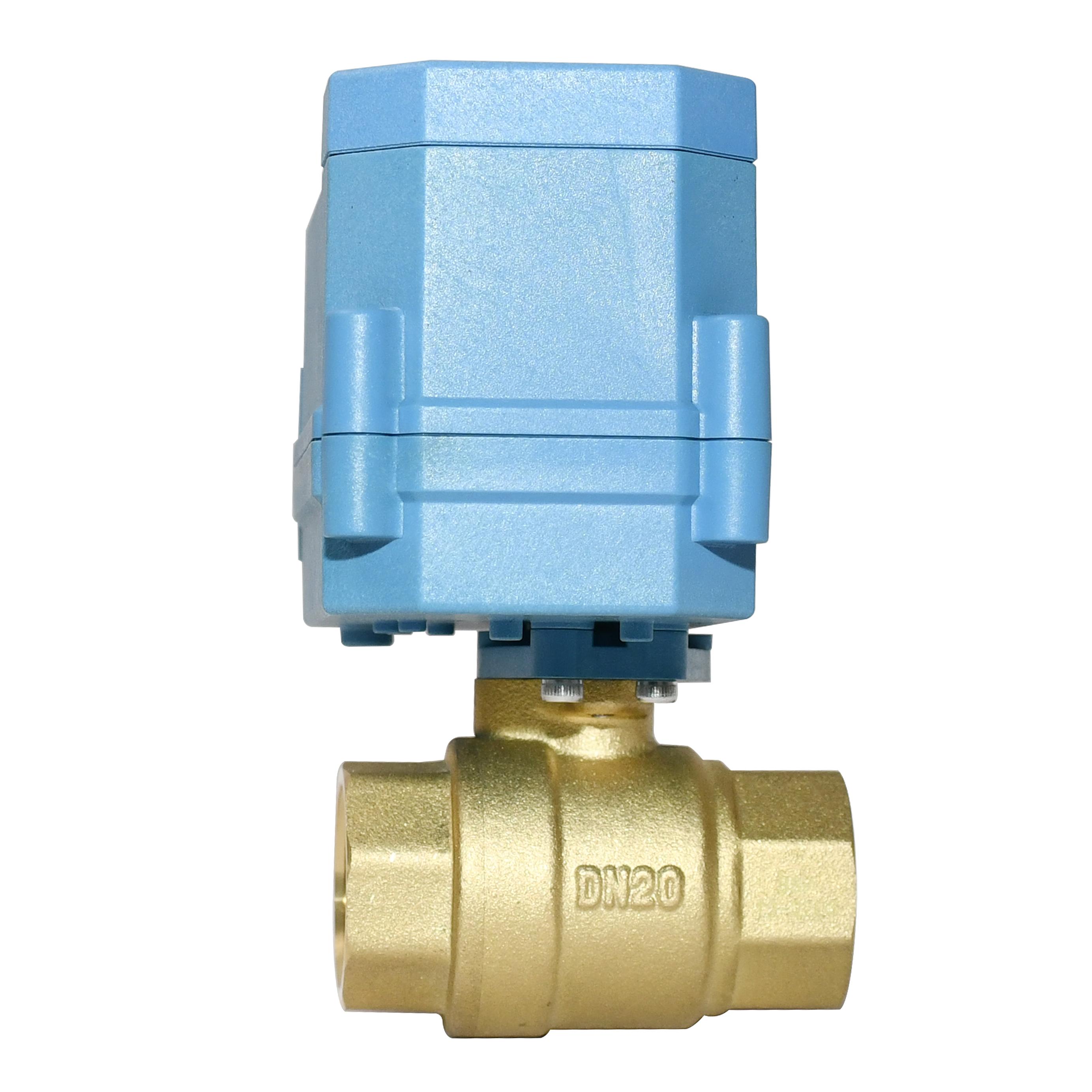 DN20 2-way Lorawan Lora wireless shut off ball valve irrigation valve wireless