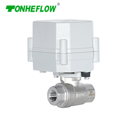 Switch type - DN10 SS304 2 way electric valve  Motorized ball valve