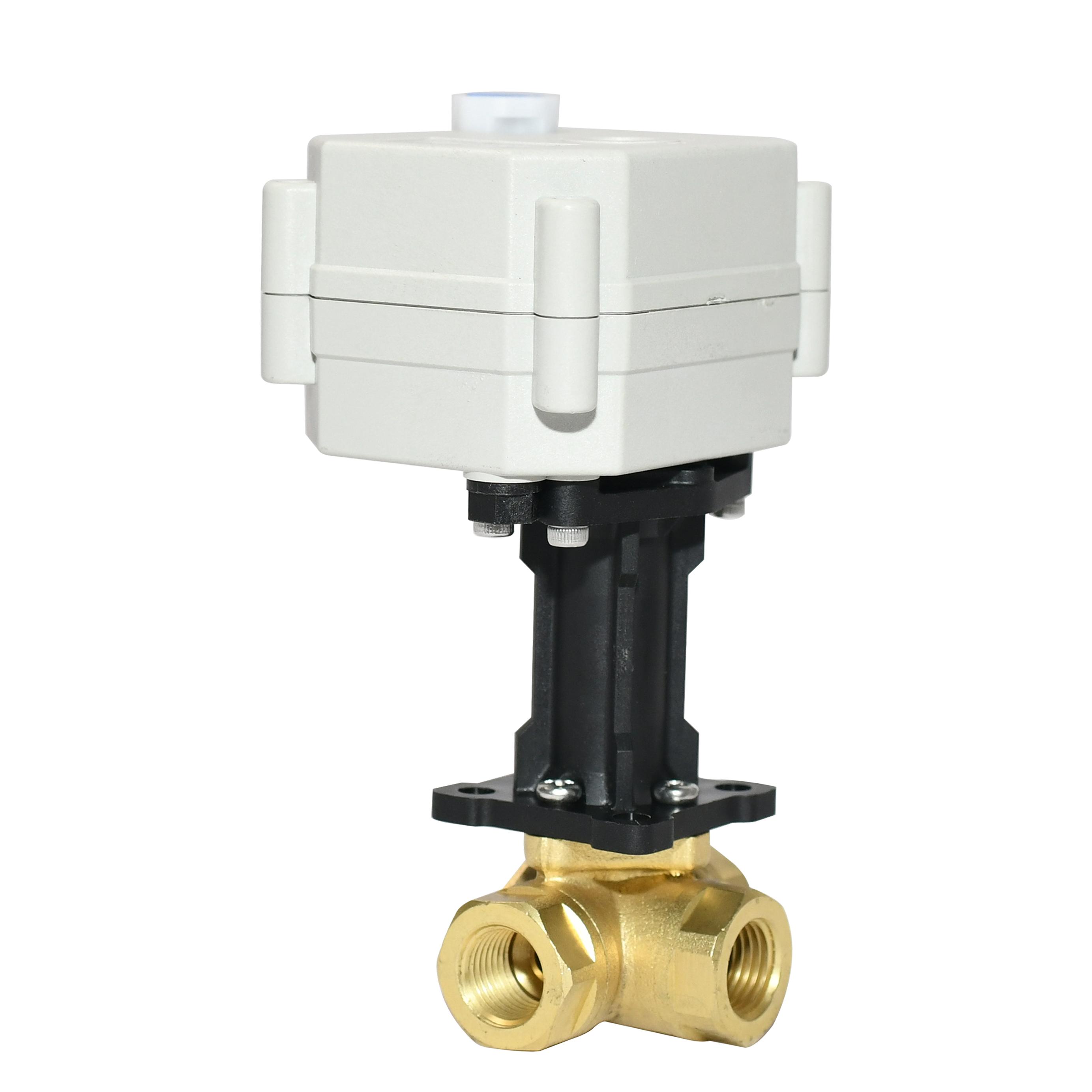 Switching Valve Switch type - brass three way electric valve Motorized valve-Taizhou ...