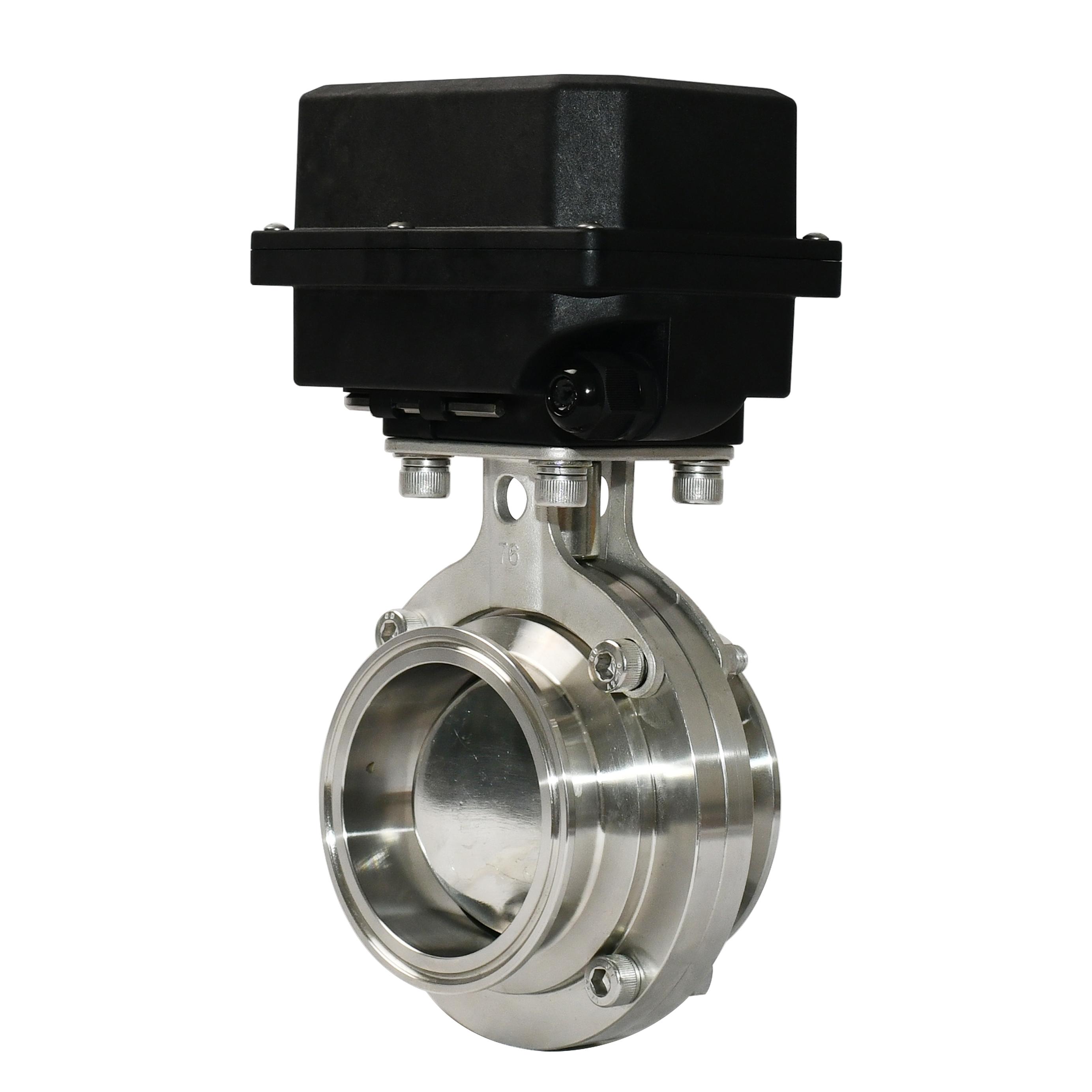 Switch type - stainless steel butterfly valve motorized butterfly valve