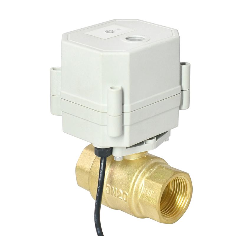 DN20 2 Way Brass Wi-Fi Electric Ball Valve