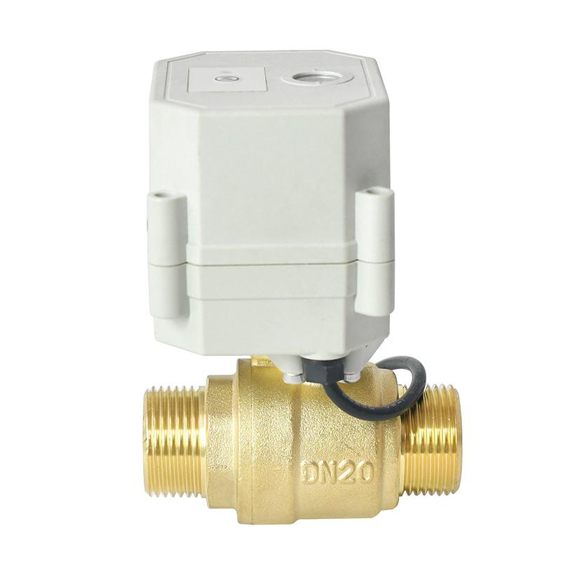 DN20 2 Way Male Thread  Brass Wi-Fi Electric Ball Valve