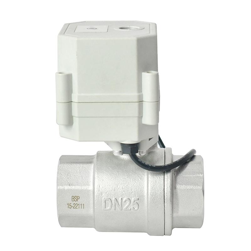 DN25 2 Way SS304 Wi-Fi Electric Ball Valve