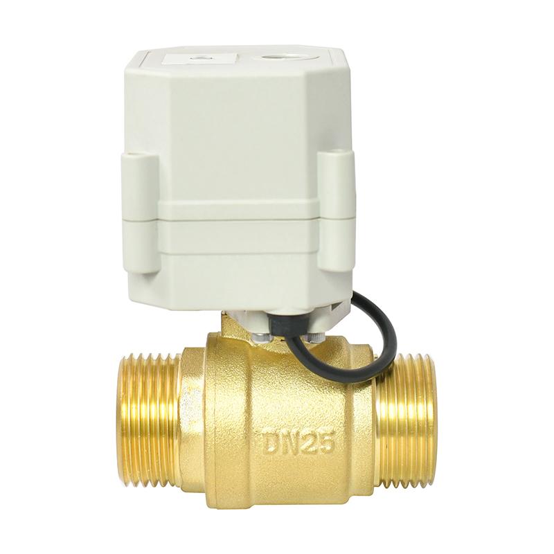 DN25 2 Way Male Thread  Brass Wi-Fi Electric Ball Valve