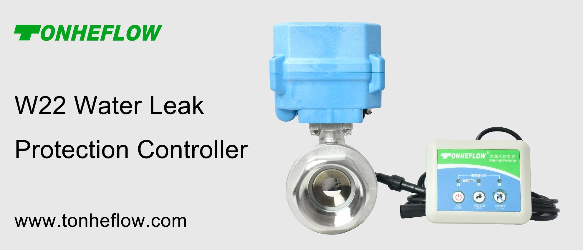 W22 Water Leak Protection Controller with 2-Inch Electric Valve — Safeguarding E