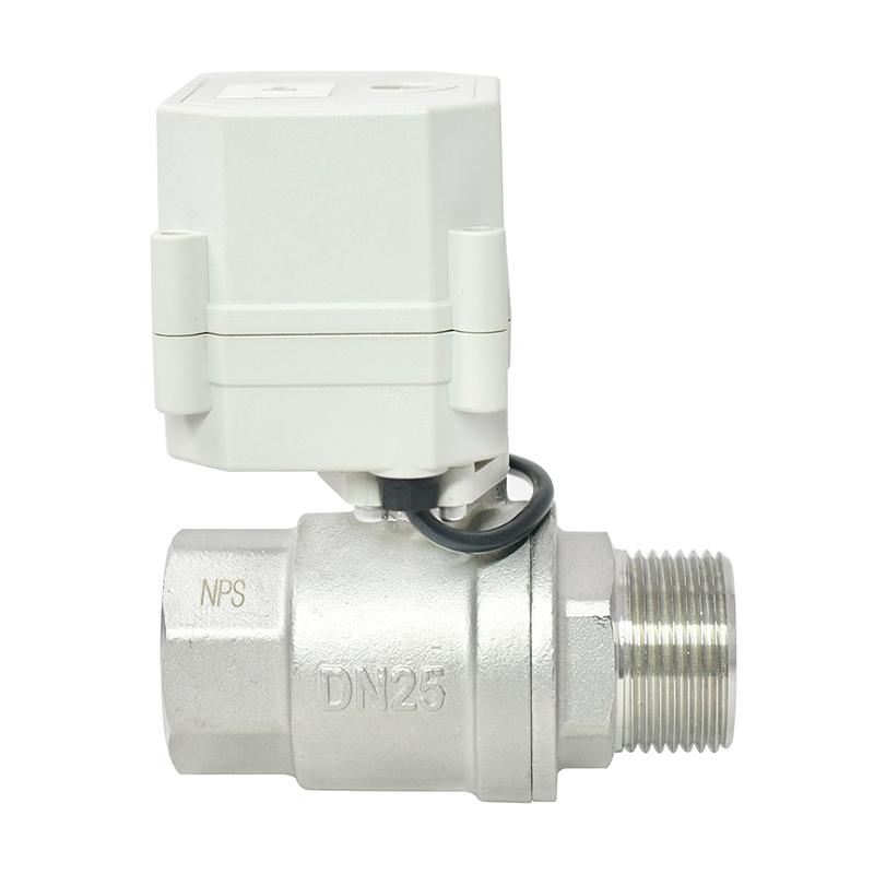 DN25 SS304 Wi-Fi Electric Ball Valve  With Female And Male Thread