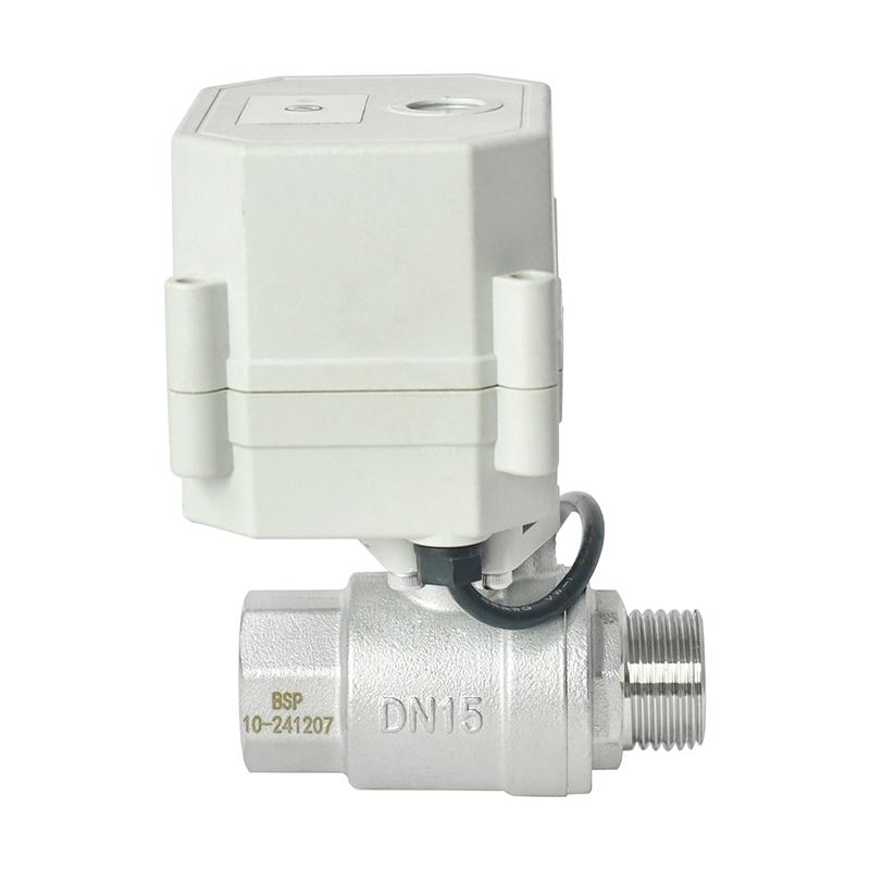 DN15 SS304 Wi-Fi Electric Ball Valve  With Female And Male Thread