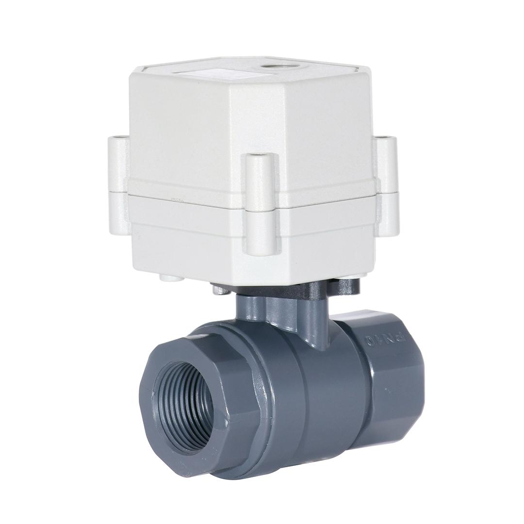 Switching type -3/4” UPVC 2 way electric valve  Electric actuator valve