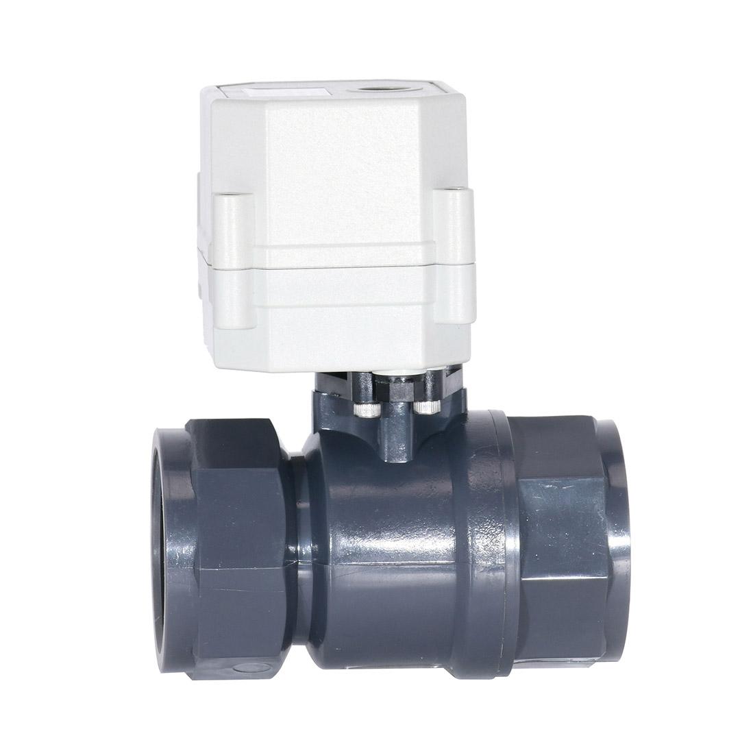 Switching type -11/4” UPVC 2 way electric valve  Electric actuator valve
