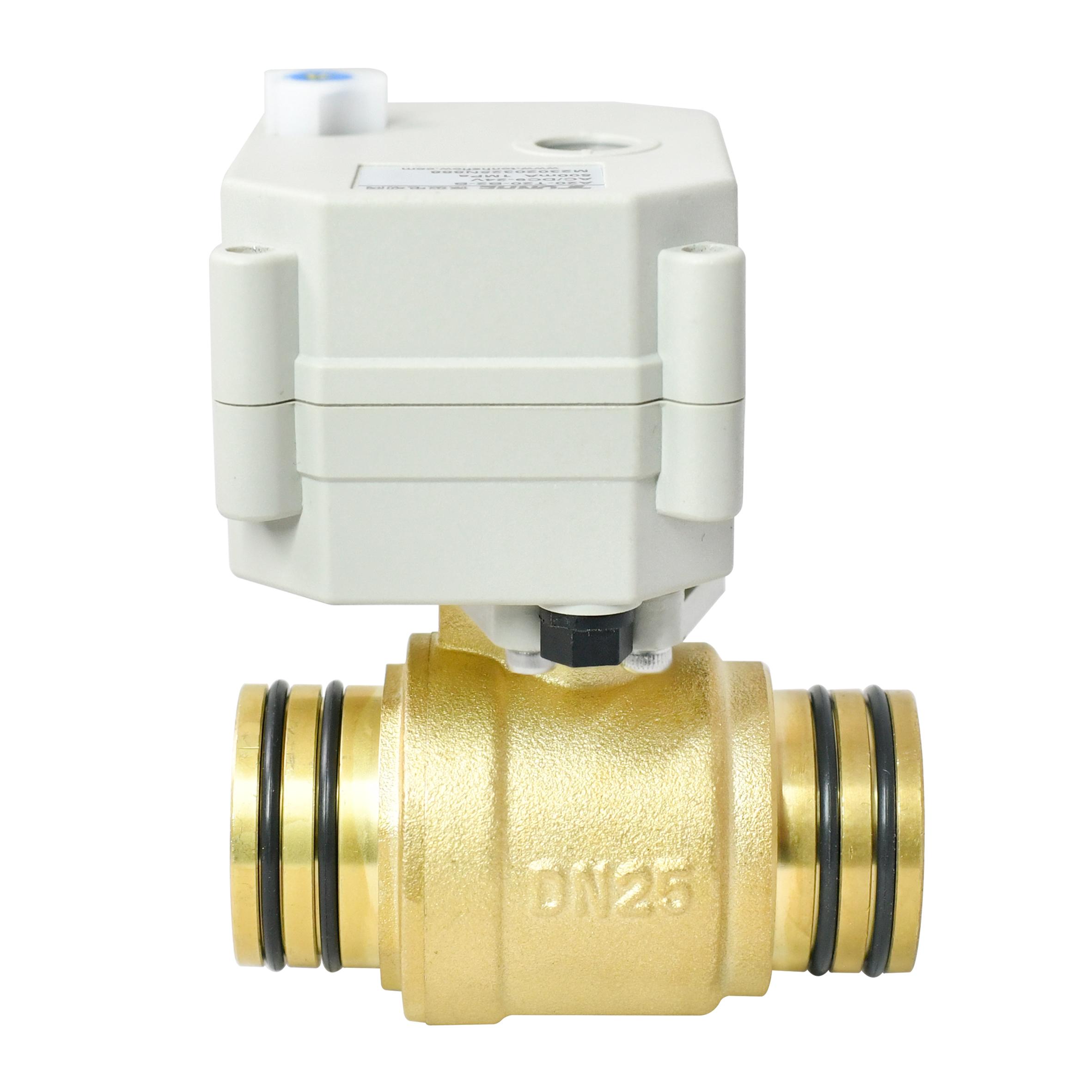 Inserting type -With indicator & manual override，brass two way electric valve  