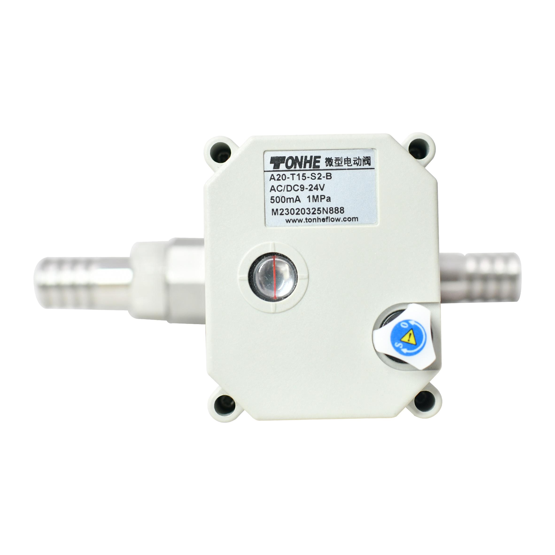 With indicator & manual override，Pagoda Type Hose Joint 1/2 ''   Electric Valve 