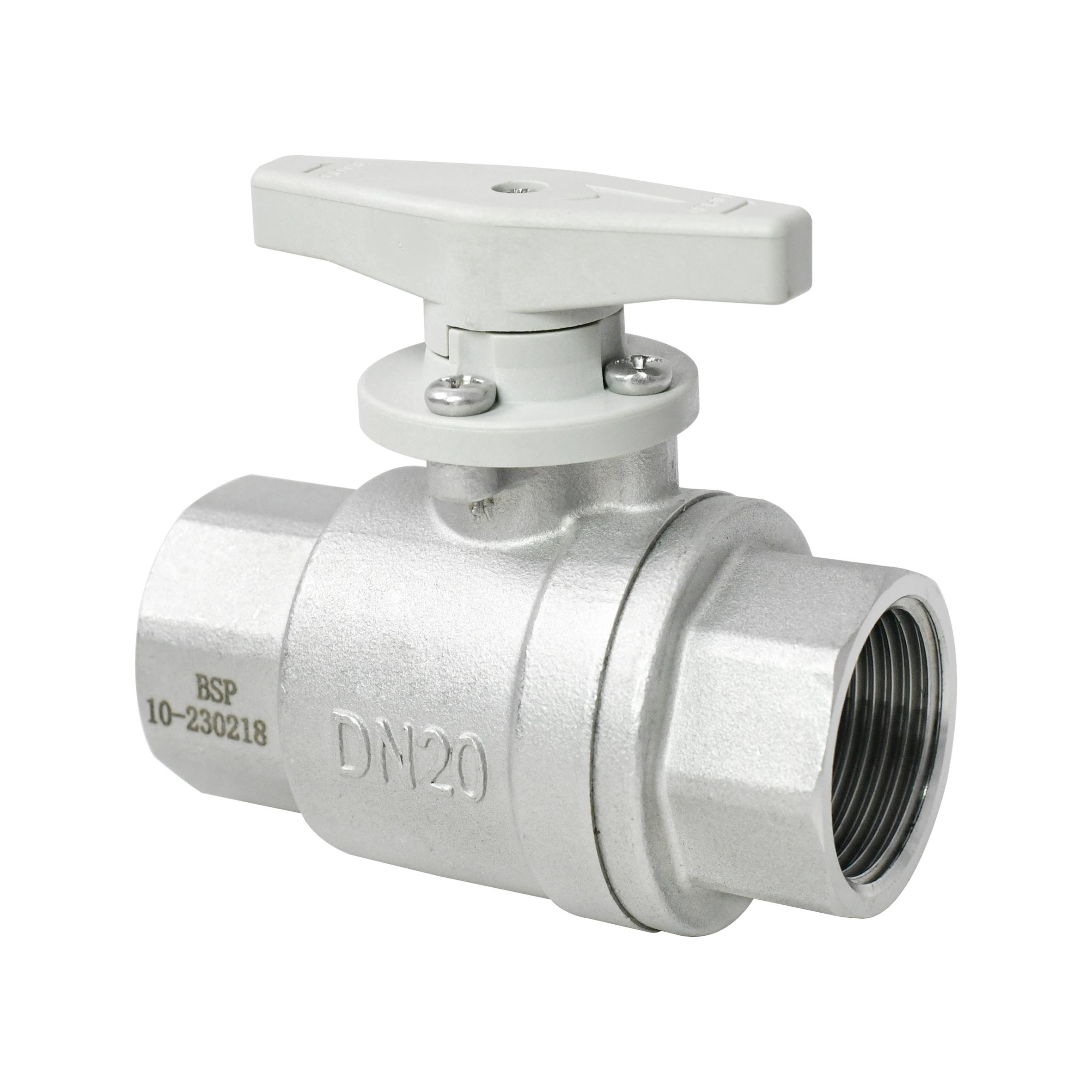 Tonheflow DN20 Ball Valve 2-Way Manual Water Valve NPT for Pipeline Irrigation